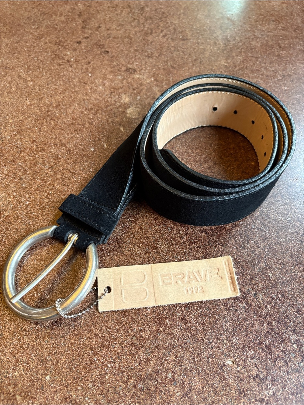 Brave Leather ‘Vika’ suede belt